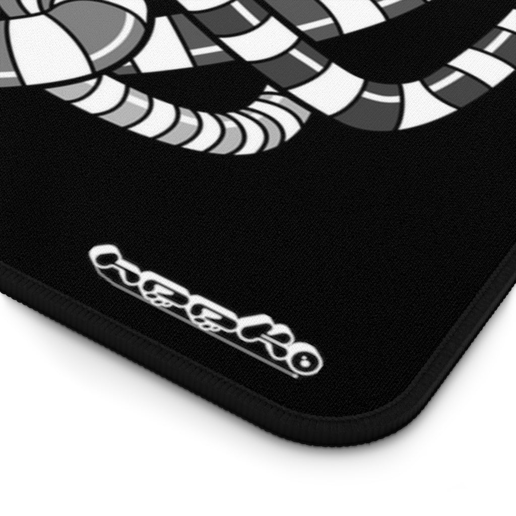 Letting it Out (B&W) - Desk Mat