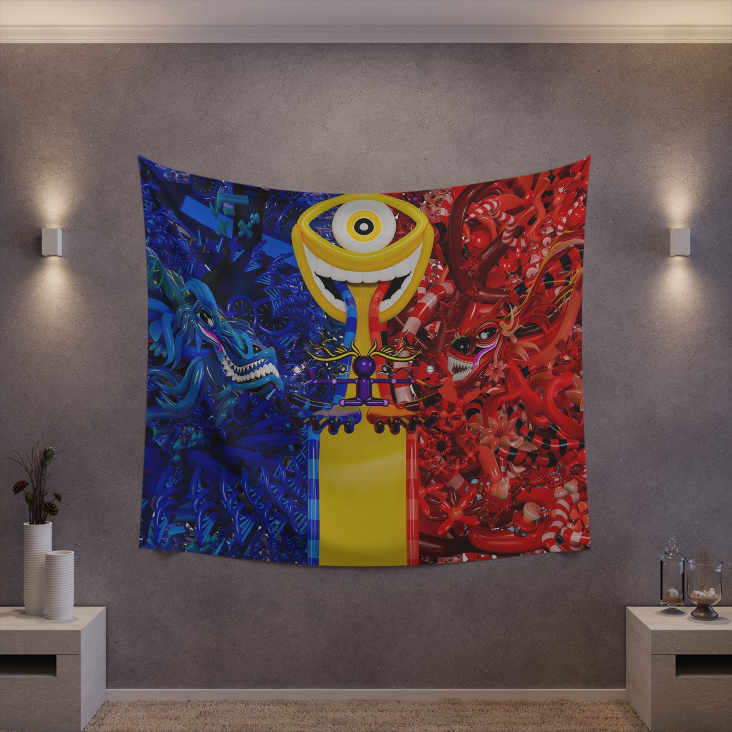 Harmony of Dragons - Wall Tapestry